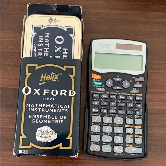5 CLEAROUT☀️School pencil mathematics pencil case calculator - Picture 2 of 2